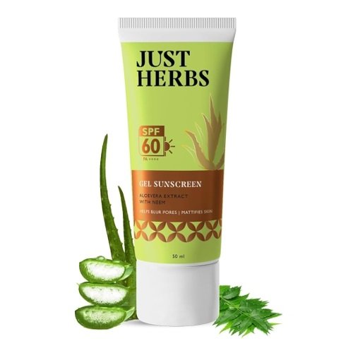 Just Herbs Gel Sunscreen with Neem & Aloe Vera