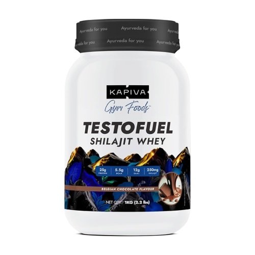 Kapiva Testofuel Shilajit Whey Protein