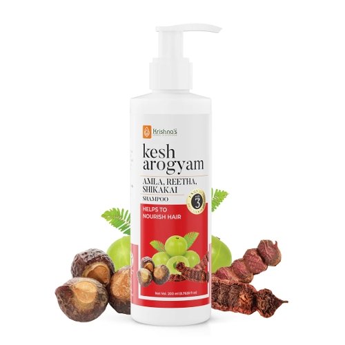Kesharogyam Reetha Shikakai Amla Shampoo