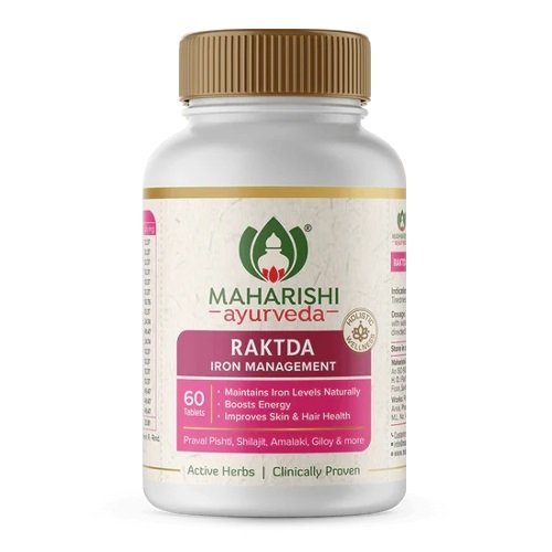 Maharishi Raktda Tablet Ayurvedic Iron Supplement