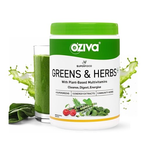 Superfood Greens & Herbs for Acne & Gut Health