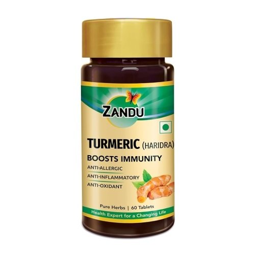 Zandu Turmeric Tablets for Immunity & Inflammation Relief